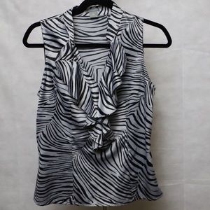 Black and grey pattern dress shirt